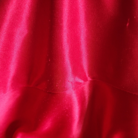 City Triangles Red Ruched Bodycon Cocktail Dress L - Picture 8 of 8